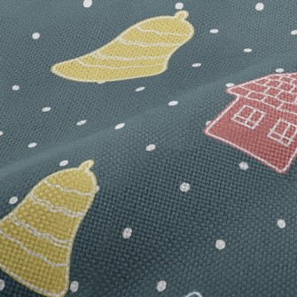 Dotted Christmas Stocking Chri Performance Linen