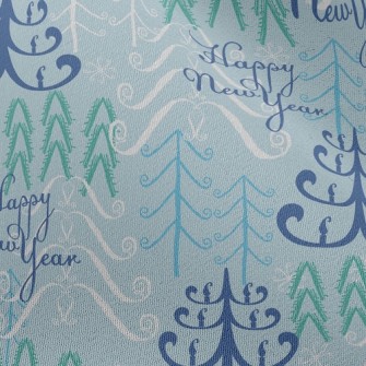 Warm Happy New Year Chiffon