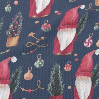 Little Little Elf In Red Birdseye Piqué