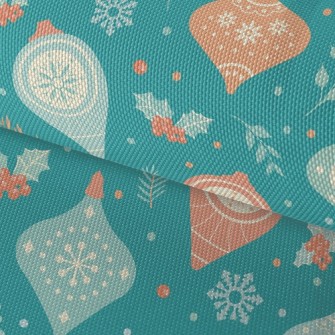 Simple Christmas Bells Waterproof Oxford