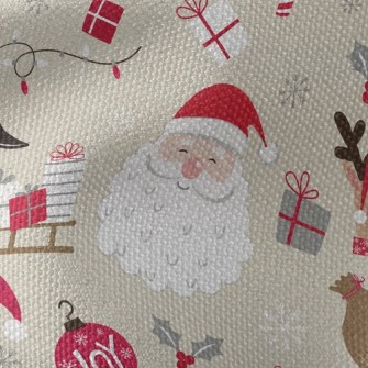 Kind Santa Claus Waterproof Canvas