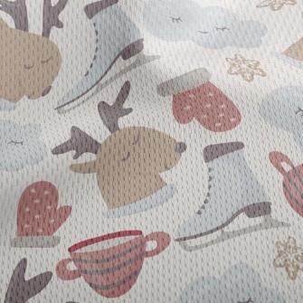 Dark Cloud Elk Skates Athletic Mesh Flat Back