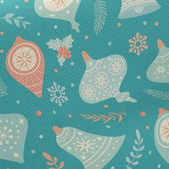 Simple Christmas Bells Twill