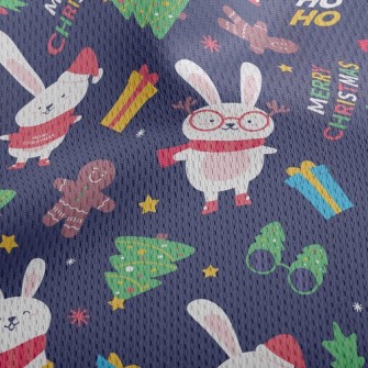 White Rabbit Family Celebratin Athletic Mesh Flat Back
