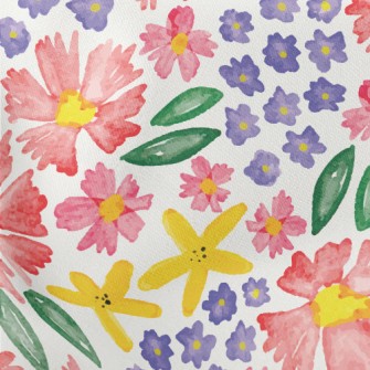 Beautiful Watercolor Large Flo Stretch Ponte