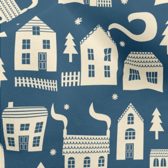 Cozy Fairy Tale House Micro Fleece