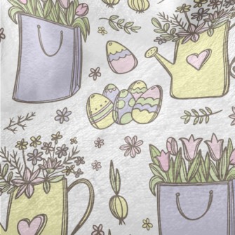 Cute Paper Bag Flowers Minky