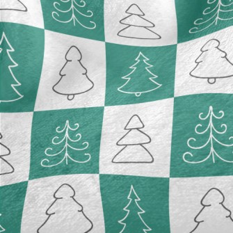 Square Christmas Tree Minky