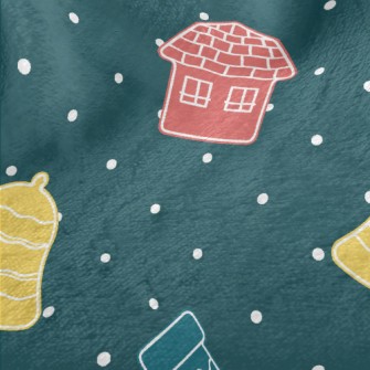 Dotted Christmas Stocking Chri Minky