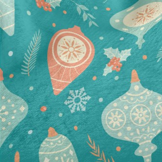 Simple Christmas Bells Minky