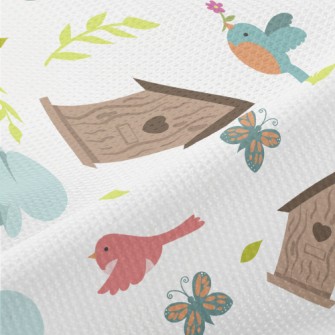 Bird's Warm Nest Piqué