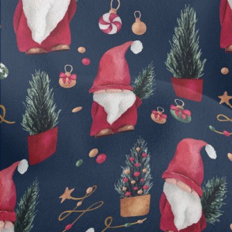 Little Little Elf In Red Lightweight Performance Linen