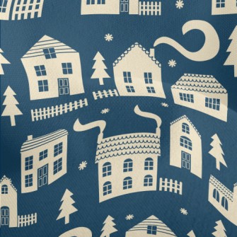 Cozy Fairy Tale House Lightweight Performance Linen