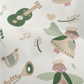Angels Singing Praises Lightweight Performance Linen