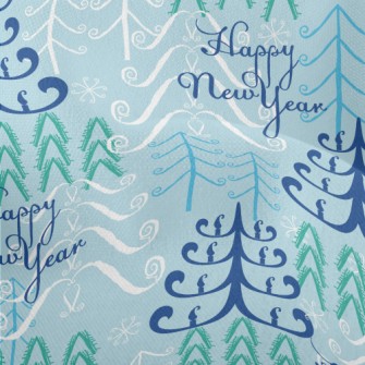 Warm Happy New Year Lightweight Performance Linen