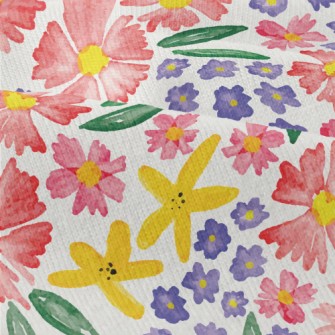 Beautiful Watercolor Large Flo Modern Jersey