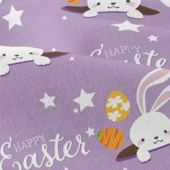 Playful Little Rabbit With Hea Modern Jersey