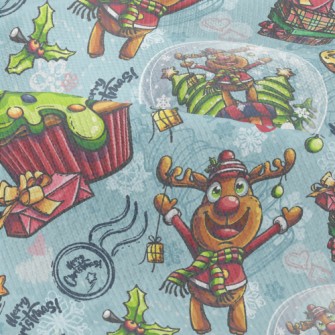 Christmas Tree Elk Glass Ball Modern Jersey