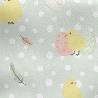 Dot Mini Chick Jersey Backed Fleece