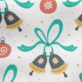 Nordic Style Christmas Decorat Jersey Backed Fleece