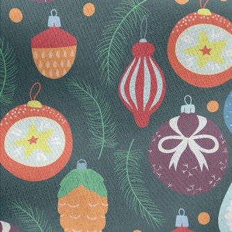 A Dazzling Array Of Christmas  Jersey Backed Fleece