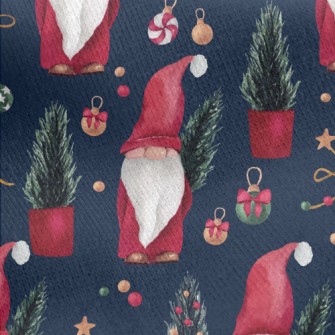 Little Little Elf In Red Jersey Backed Fleece