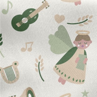 Angels Singing Praises Jersey Backed Fleece