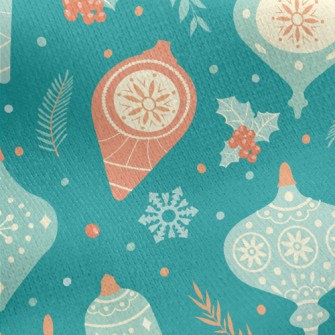 Simple Christmas Bells Jersey Backed Fleece