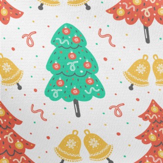 Cartoon Lively Christmas Tree Pongee