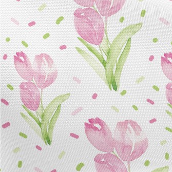 Watercolor Tulips Pongee