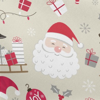 Kind Santa Claus Pongee