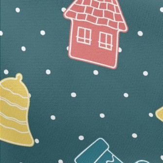 Dotted Christmas Stocking Chri Pongee