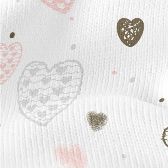 Wavy Heart Stretch Jersey