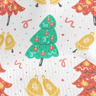 Cartoon Lively Christmas Tree Stretch Jersey