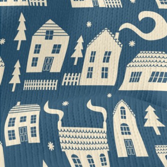 Cozy Fairy Tale House Stretch Jersey