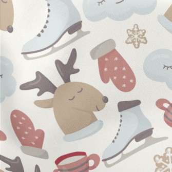 Dark Cloud Elk Skates Lightweight Cotton Poplin