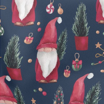 Little Little Elf In Red Lightweight Cotton Poplin