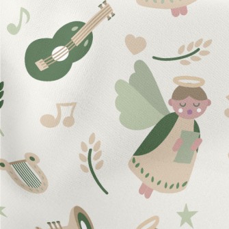 Angels Singing Praises Lightweight Cotton Poplin