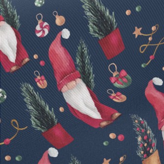 Little Little Elf In Red Midweight Cotton Poplin