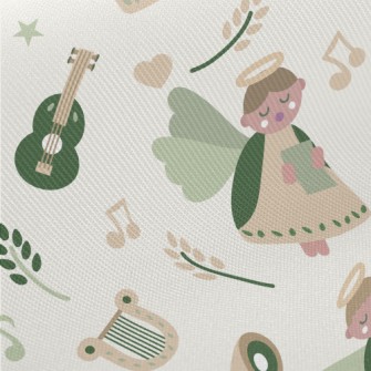 Angels Singing Praises Midweight Cotton Poplin