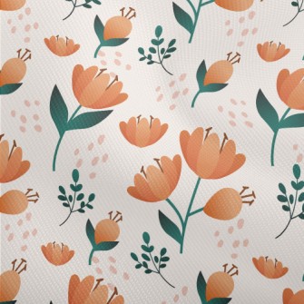 Delicate Peach-colored Flowers Dobby