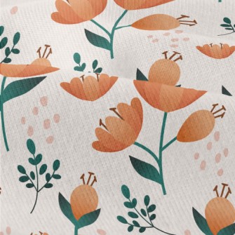 Delicate Peach-colored Flowers Modern Jersey