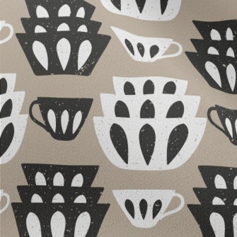 Simple Cups, Bowls And Plates Chiffon