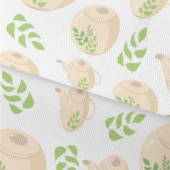 Green Leaf Teapot Teacup Waterproof Oxford
