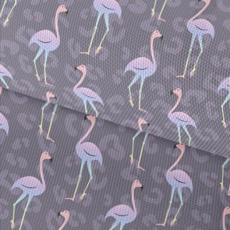 Fashion Leopard Print Flamingo Waterproof Oxford