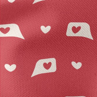 Love Dialogue Box Waterproof Canvas