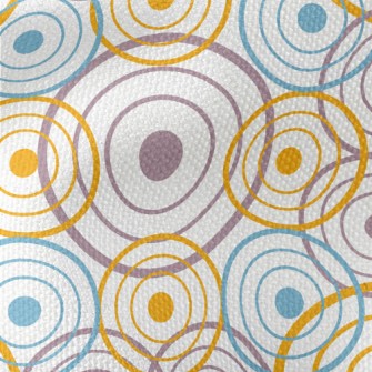 Psychedelic Circles Waterproof Canvas