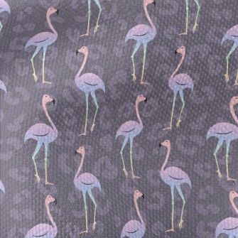 Fashion Leopard Print Flamingo Waterproof Canvas