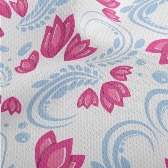 Totem Art Small Flower Athletic Mesh Flat Back