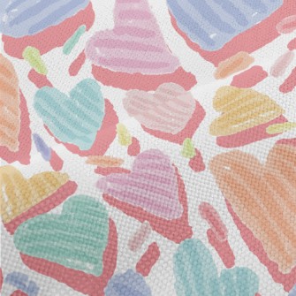Colorful Love Lines Performance Linen